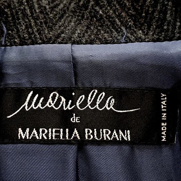 MADE IN ITALY WOOL COAT with slit at the back, size 10 length50width20sleeve23 - Picture 4 of 6